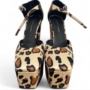 Giuseppe Zanotti Animal Print Platform Shoes